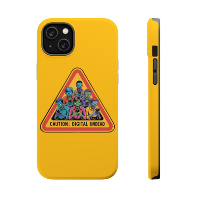 Phone Case: Zombie-Themed Tough Case for iPhone, Caution Digital Undead Phone Cover, Phone Accessory for Halloween, Unique Gift Idea, Trendy Phone [...]