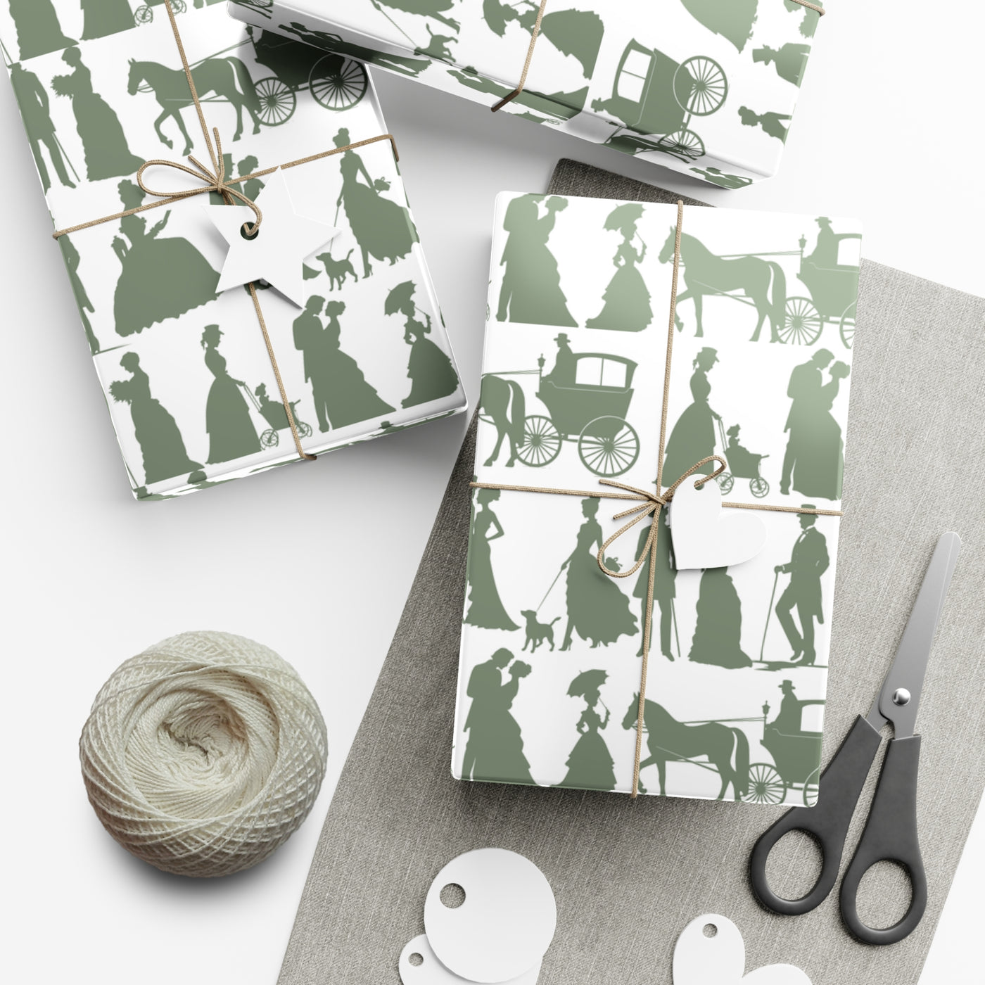 Wrapping Paper: Giddy Up | Victorian Inspired Design
