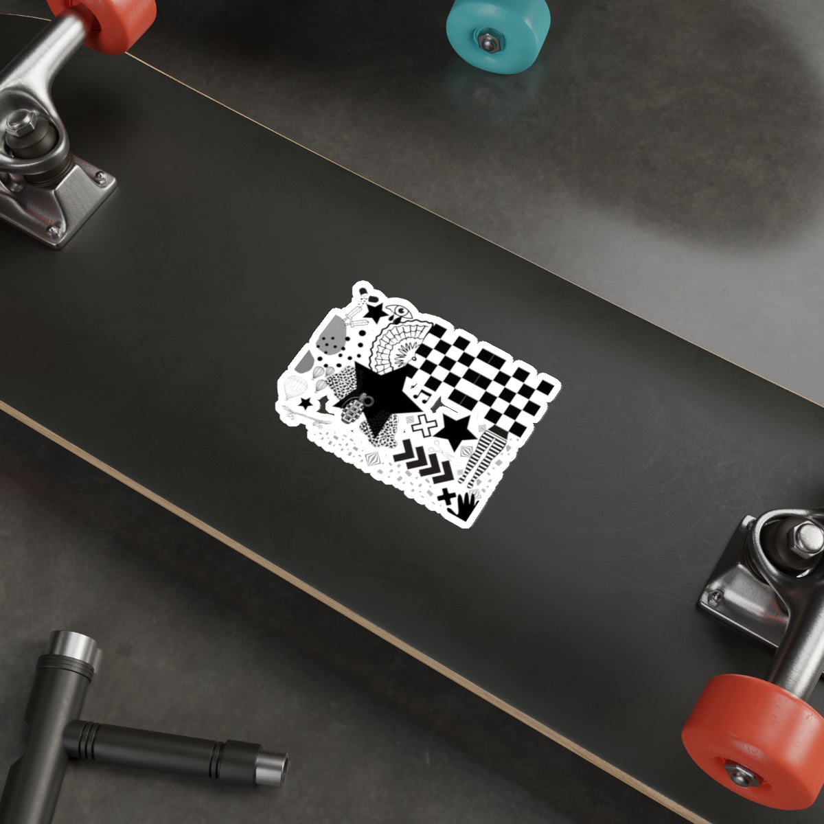 Die-Cut Stickers: Calm Like A Bomb Design