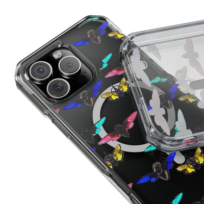 Phone Case: Magnetic Glow Moth Clear Impact Iphone Case
