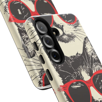 Phone Case: Sassy Cat Phone Case, Cute Cat Lovers Gift, Pet Lover Accessory, Fun Cat Phone Cover, Stylish Gadget Protection