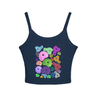 Tank Top: Rock Climbing Design | Women's Spaghetti Strap Style