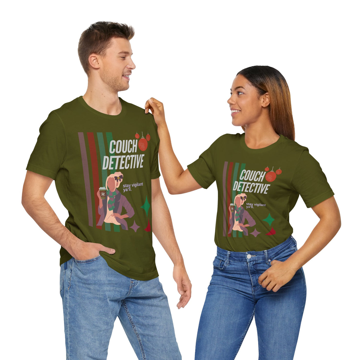 T-shirt: Couch Detective | Stay Vigilant | Holiday Edition