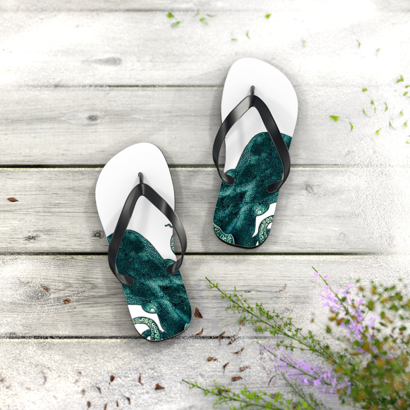 Flip Flop: Inspired Octopus Flip Flops - Fun Beach Sandals for Summer