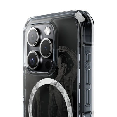 Phone Case:  Subtle Antique Skeletons Magnetic Clear Impact Case for iPhone