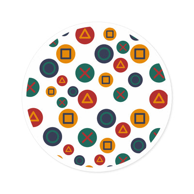 Stickers: Gamer Button Design | Round Style