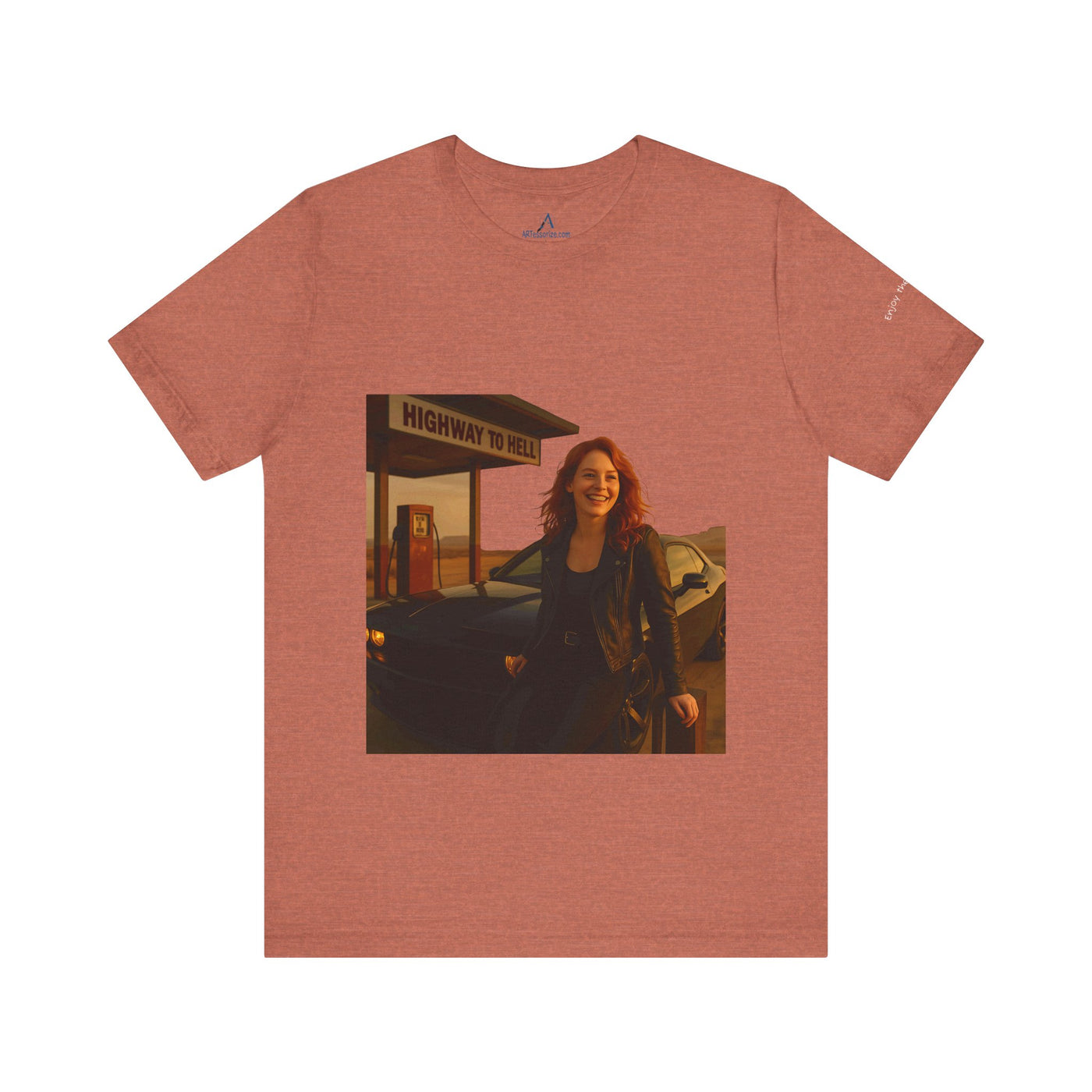 T-Shirt: Enjoy the Journey on the Highway to Hell Graphic Tee