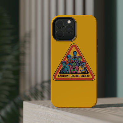 Phone Case: Zombie-Themed Tough Case for iPhone, Caution Digital Undead Phone Cover, Phone Accessory for Halloween, Unique Gift Idea, Trendy Phone [...]
