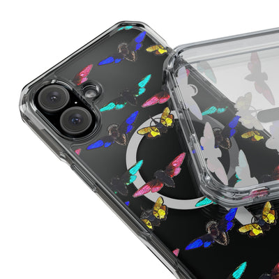 Phone Case: Magnetic Glow Moth Clear Impact Iphone Case
