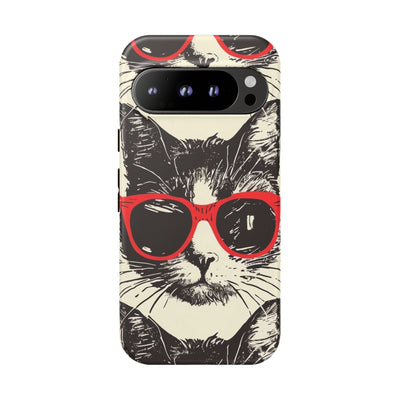 Phone Case: Sassy Cat Phone Case, Cute Cat Lovers Gift, Pet Lover Accessory, Fun Cat Phone Cover, Stylish Gadget Protection