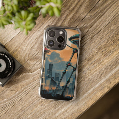 Phone Case: Futuristic Magnetic Phone Case | Unique Clear Impact Case, Modern Phone Accessories, Gift for Tech Lovers, Artistic Phone Cover, [...]