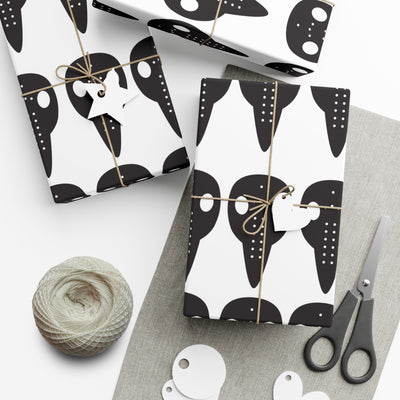 Wrapping Paper: Of Epidemic Proportions | Plague Mask