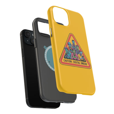 Phone Case: Zombie-Themed Tough Case for iPhone, Caution Digital Undead Phone Cover, Phone Accessory for Halloween, Unique Gift Idea, Trendy Phone [...]