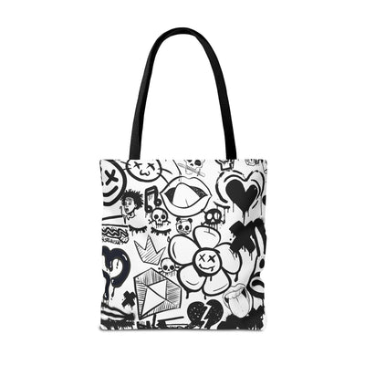 Tote Bag: Graffiti Retort | Inky Funk Design