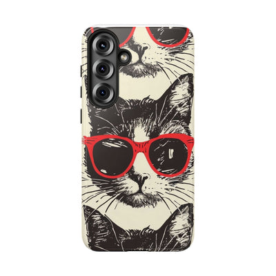 Phone Case: Sassy Cat Phone Case, Cute Cat Lovers Gift, Pet Lover Accessory, Fun Cat Phone Cover, Stylish Gadget Protection