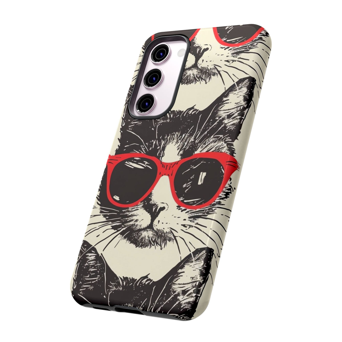 Phone Case: Sassy Cat Phone Case, Cute Cat Lovers Gift, Pet Lover Accessory, Fun Cat Phone Cover, Stylish Gadget Protection