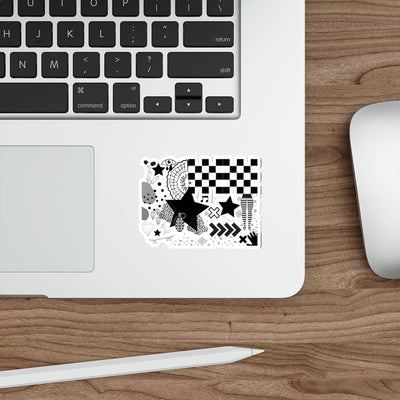 Die-Cut Stickers: Calm Like A Bomb Design