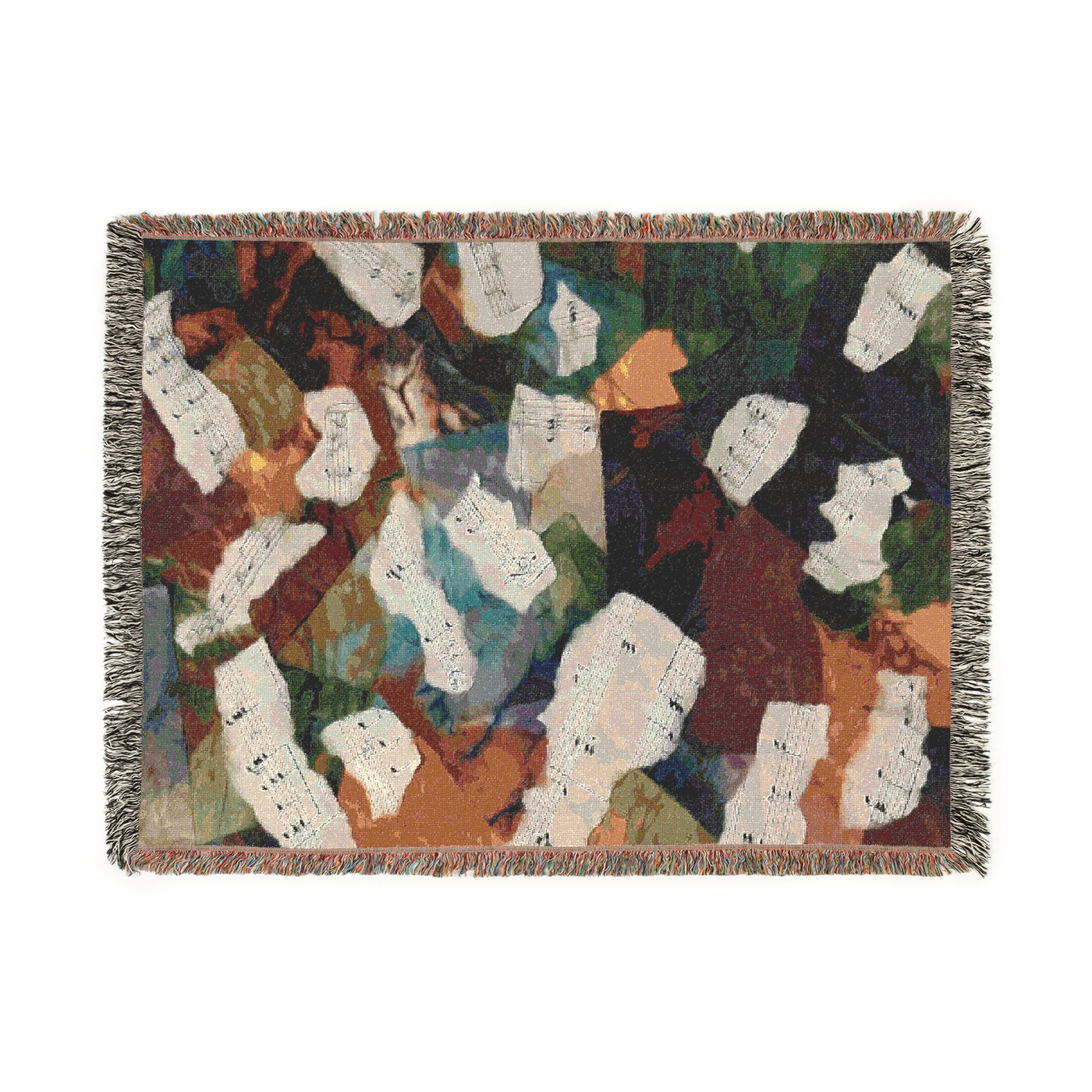 Blanket: Colors of Music Woven Blanket