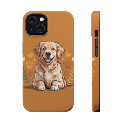 Dog Lover Magnetic Phone Case, Cute Pet Cases for iPhone, Dog-themed Phone Covers, Golden Retriever Case, Gifts for Dog Owners