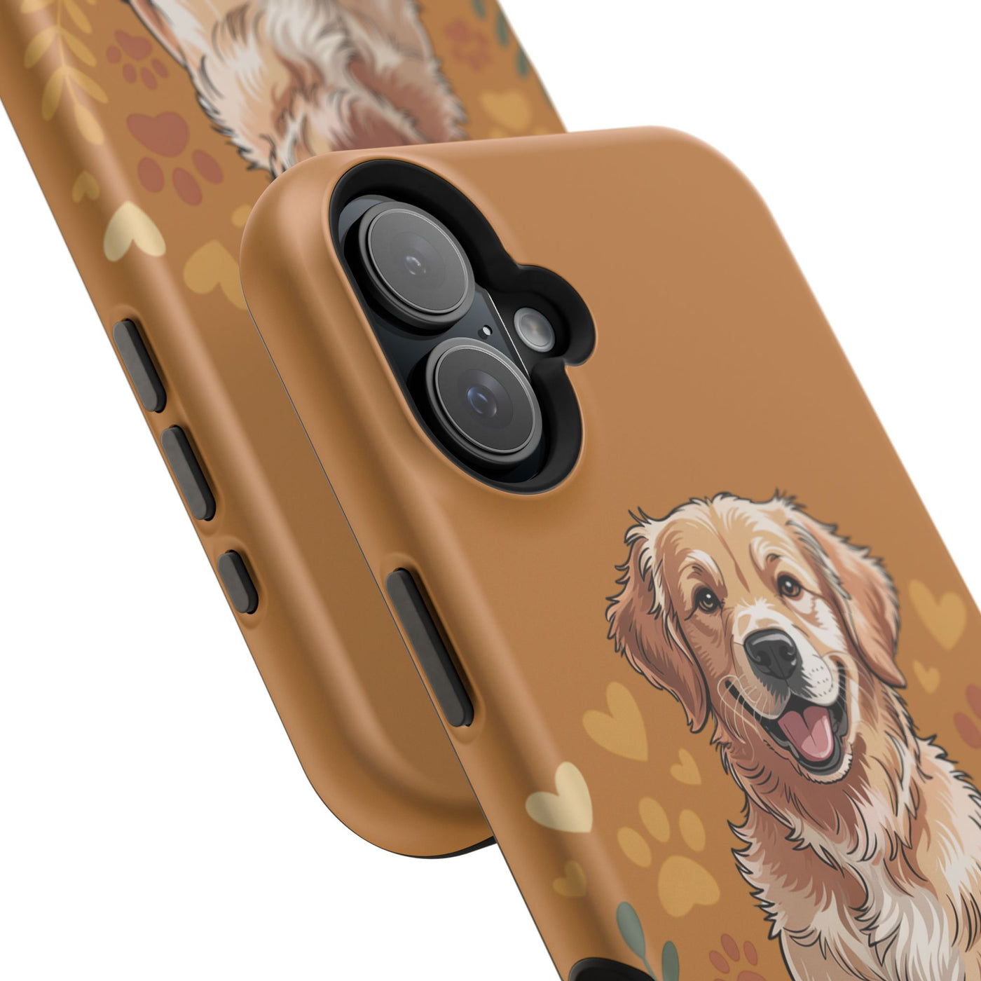 Dog Lover Magnetic Phone Case, Cute Pet Cases for iPhone, Dog-themed Phone Covers, Golden Retriever Case, Gifts for Dog Owners