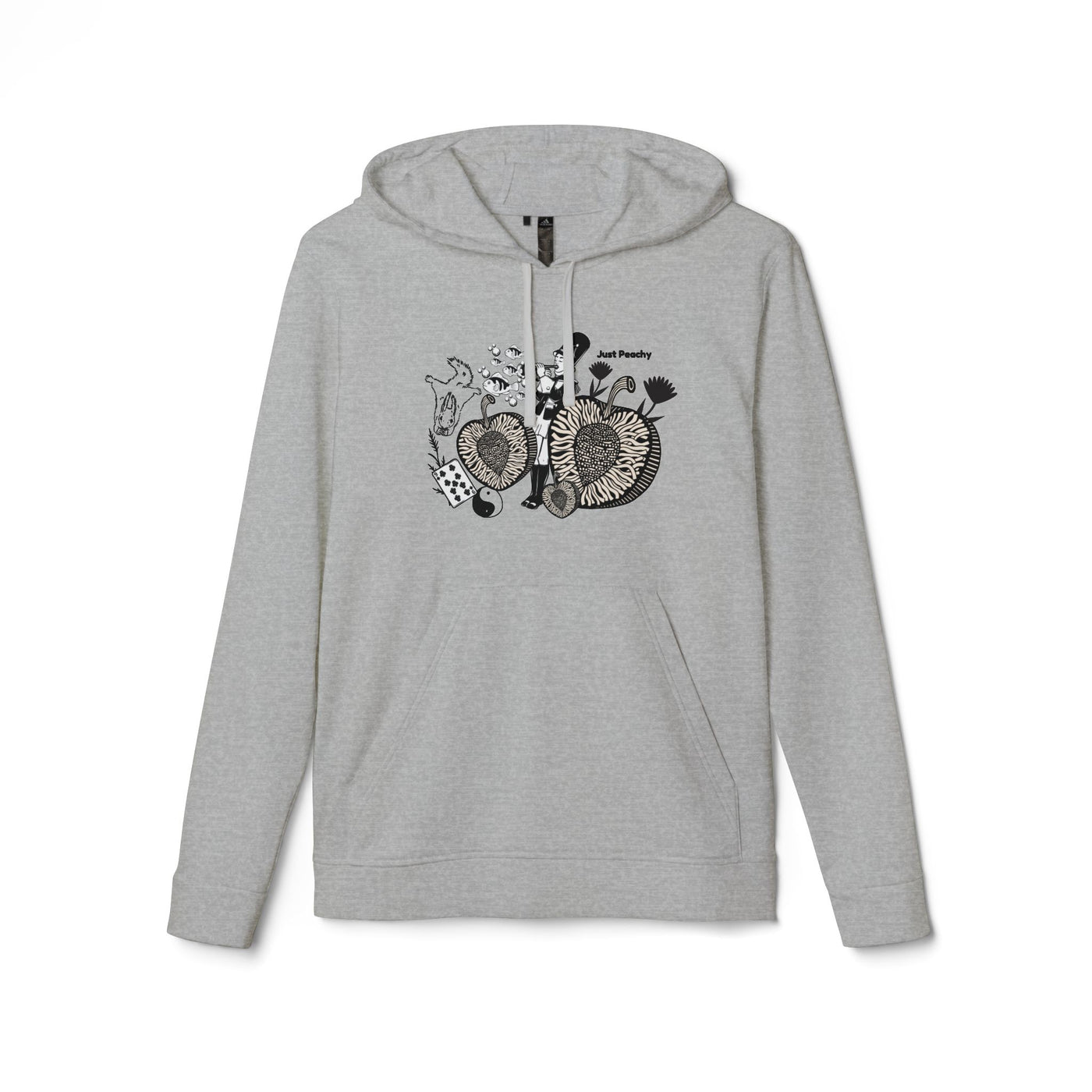 Fleece Hoodie: Just Peachy