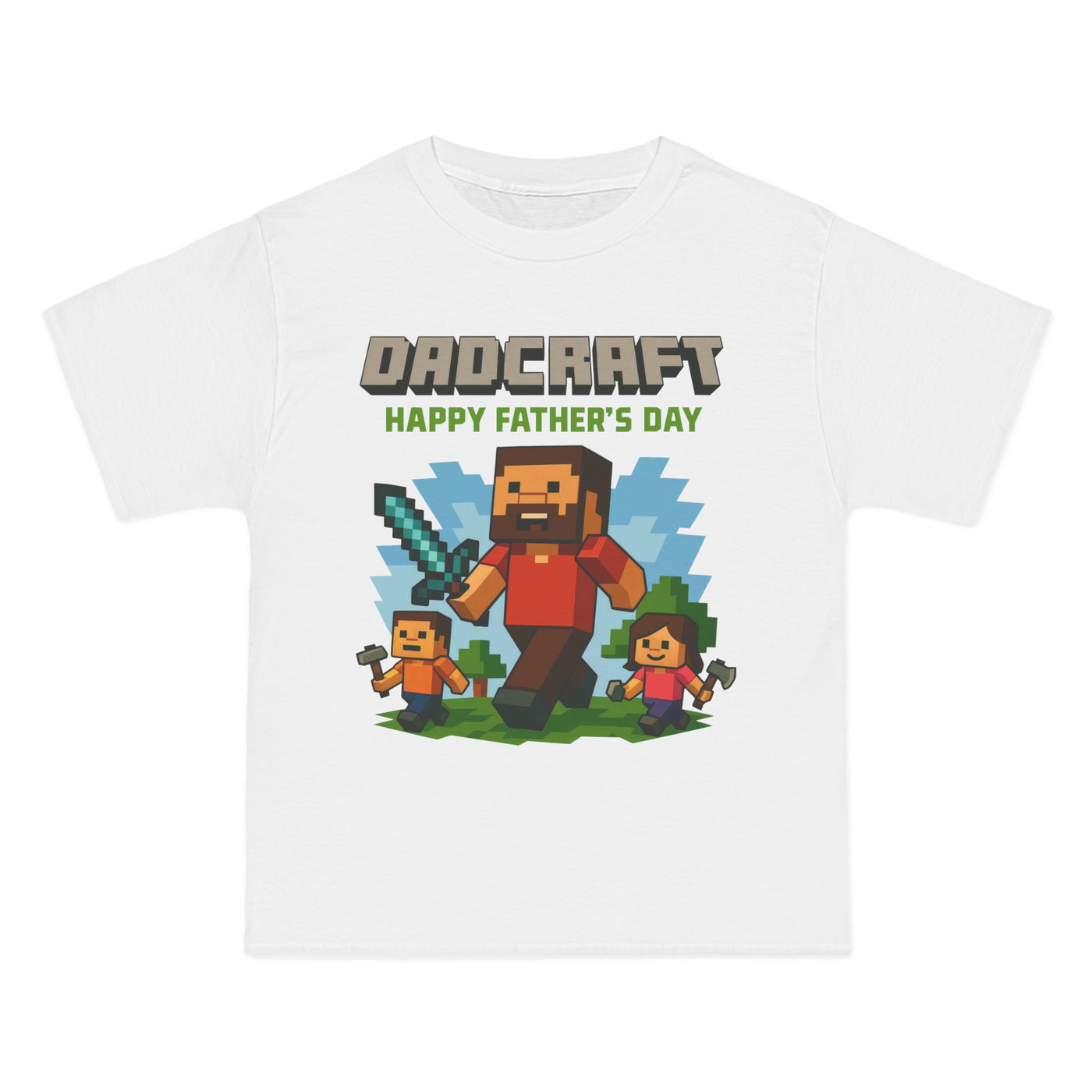 T-Shirt: DADCRAFT - Customizable Minecraft Inspired T-Shirt