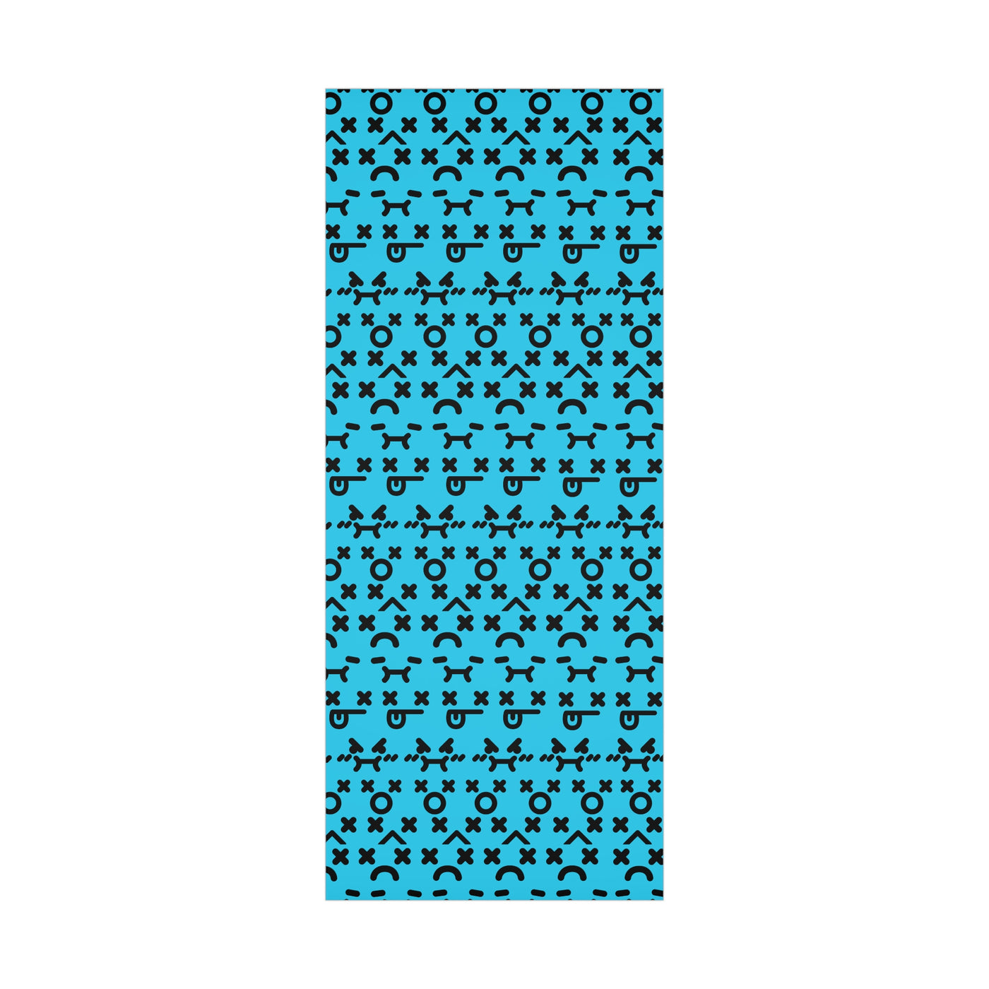 Wrapping Paper: Blue Emoji