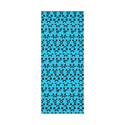 Wrapping Paper: Blue Emoji