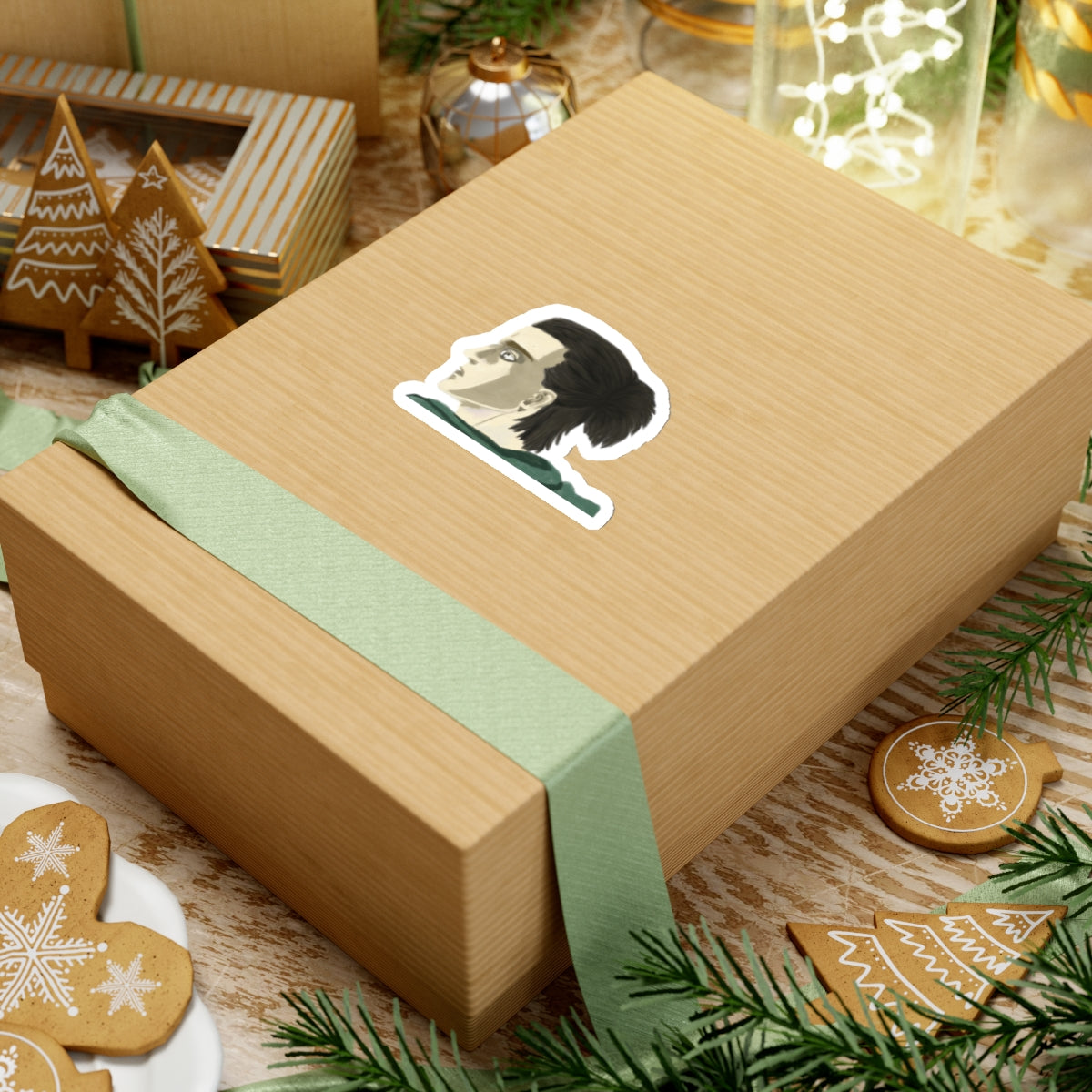 Kiss-Cut Stickers: Under the Tree.