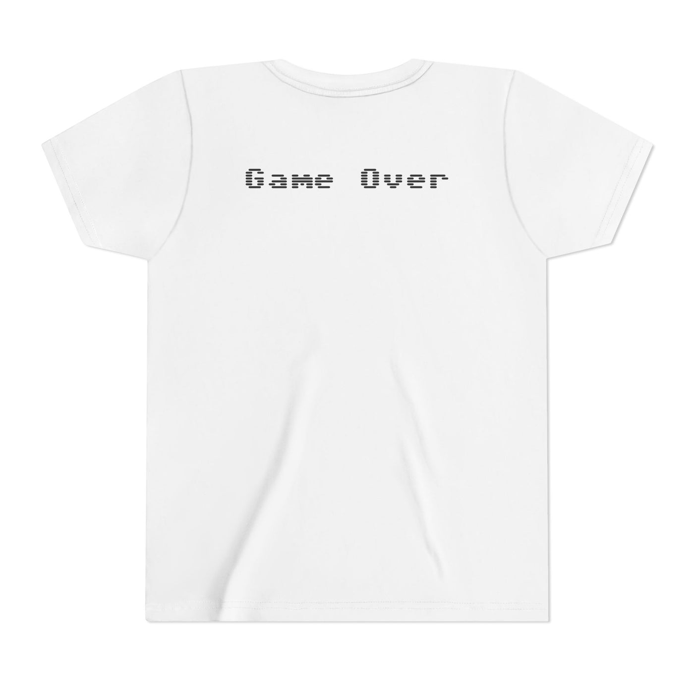 T-Shirt: Youth Gaming Graphic Tee with Colorful Controller Design - Gamer / Game Over