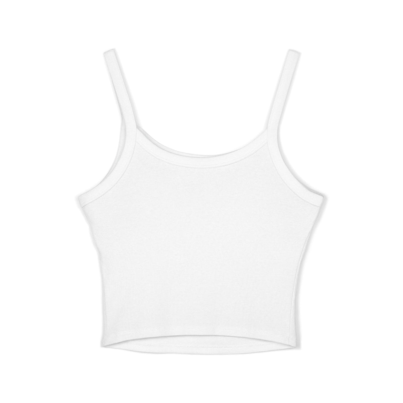 Spaghetti Strap Tank Top: Demon Dog with chainsaw | Cropped