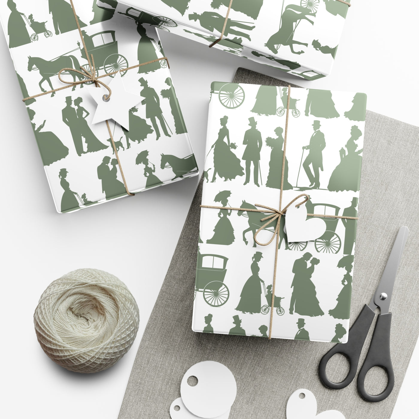 Wrapping Paper: Giddy Up | Victorian Inspired Design