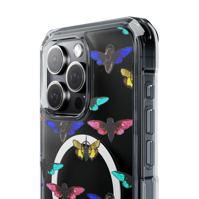 Phone Case: Magnetic Glow Moth Clear Impact Iphone Case
