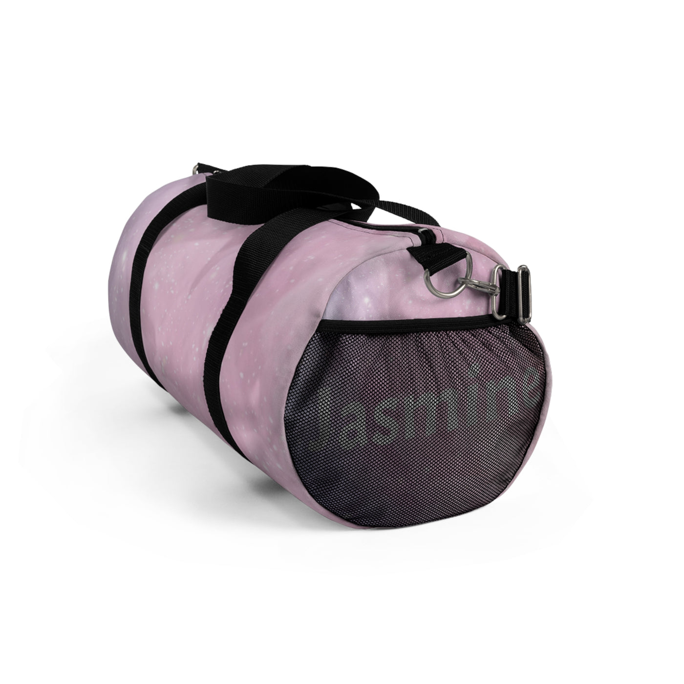 Duffel Bag: Pink Crystal Cluster Customizable Gym Bag