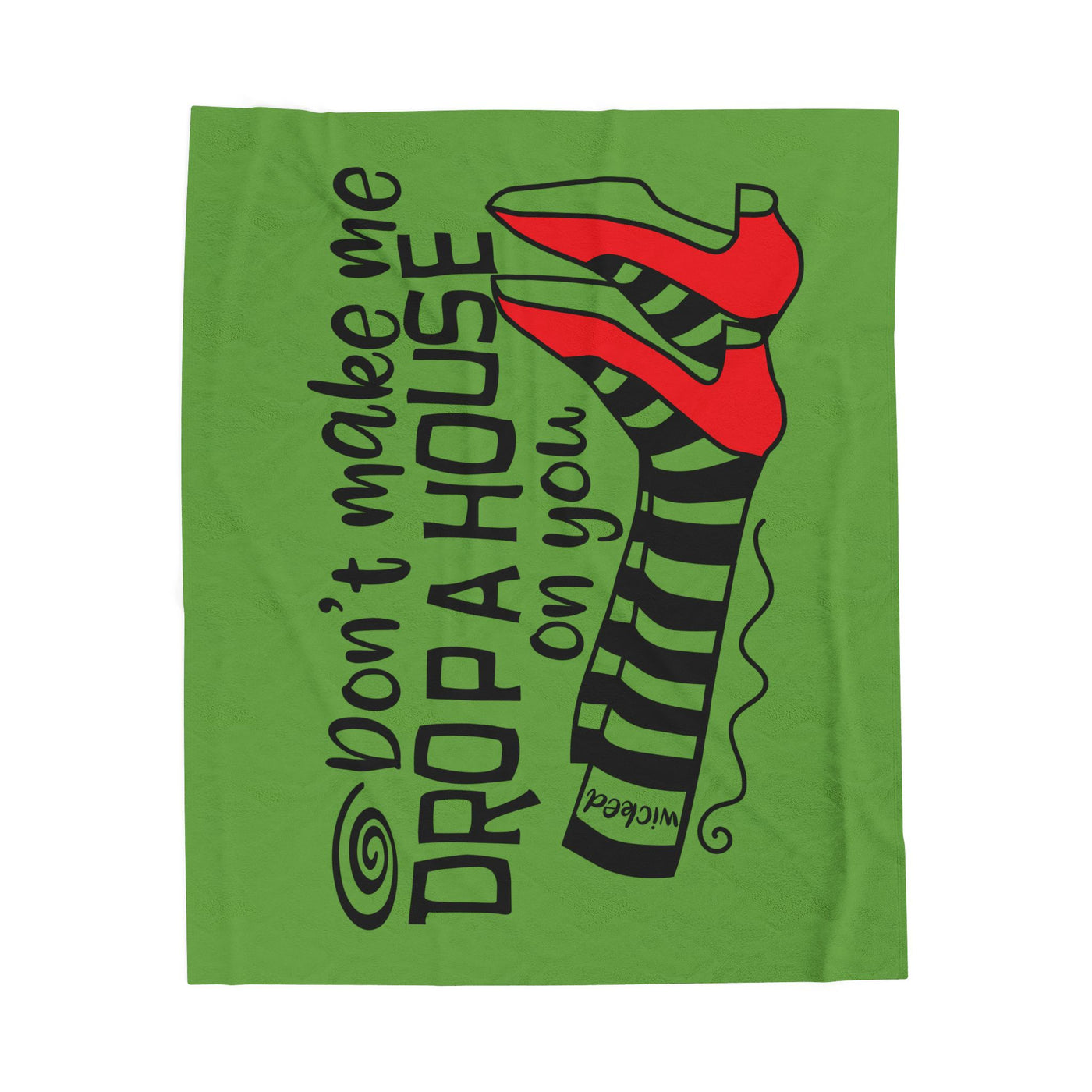 Cozy Funny Throw Blanket for Halloween or Gifts
