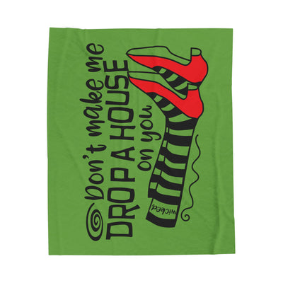 Cozy Funny Throw Blanket for Halloween or Gifts