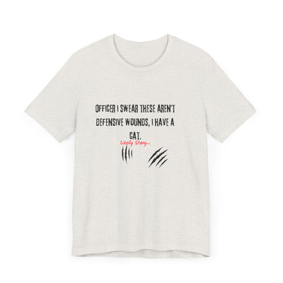 T-shirt: True Crime Joke | Cat Scratches
