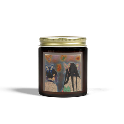 Candle: Demon Slayer-Inspired Floral Butterfly Decoration