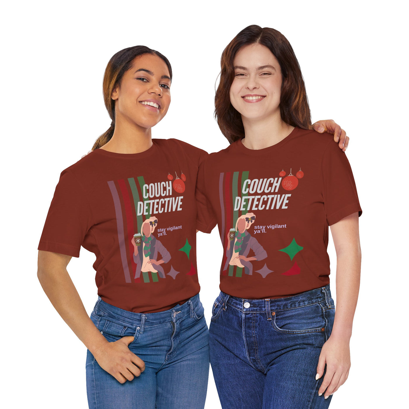 T-shirt: Couch Detective | Stay Vigilant | Holiday Edition