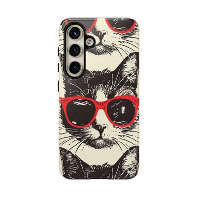 Phone Case: Sassy Cat Phone Case, Cute Cat Lovers Gift, Pet Lover Accessory, Fun Cat Phone Cover, Stylish Gadget Protection