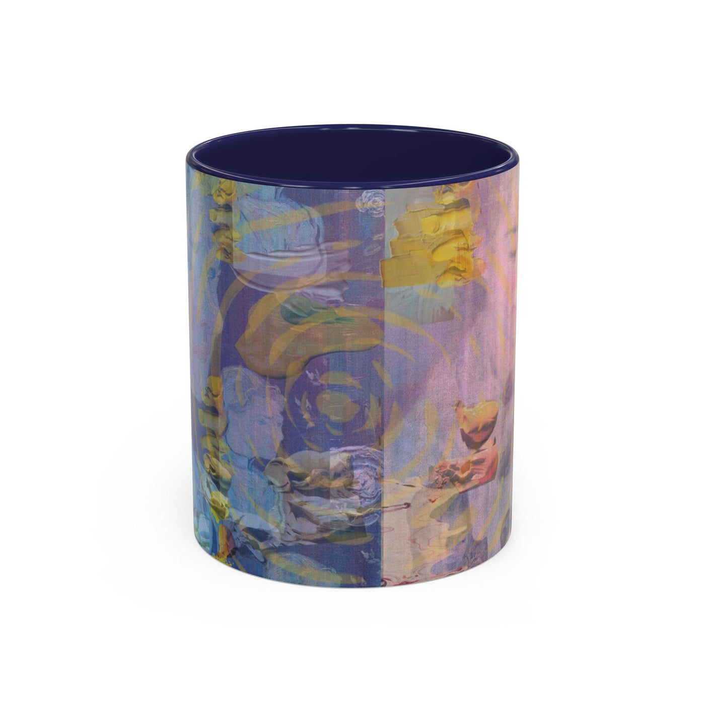 Mug: Fine Art Painterly mug | Blue and Yellow
