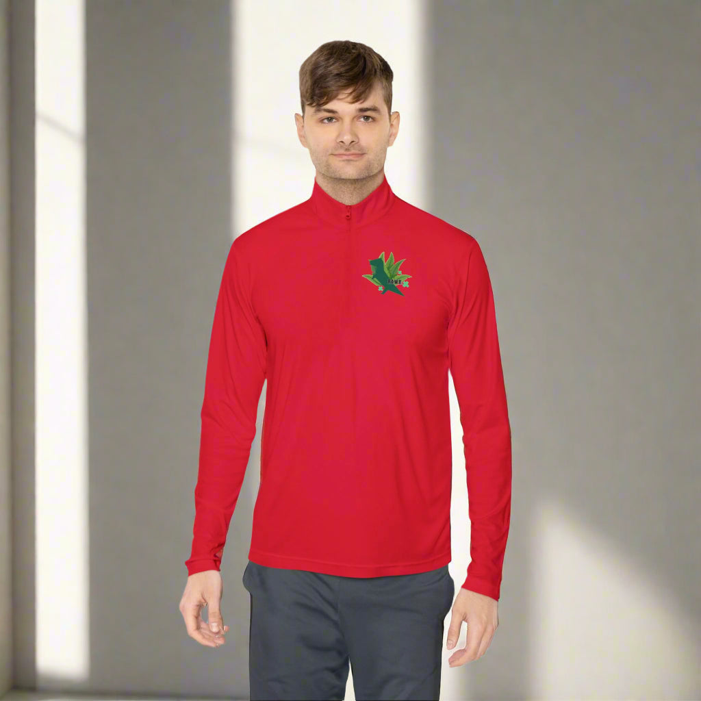 Quarter-Zip: D-I-N-O saur | Eco-Friendly