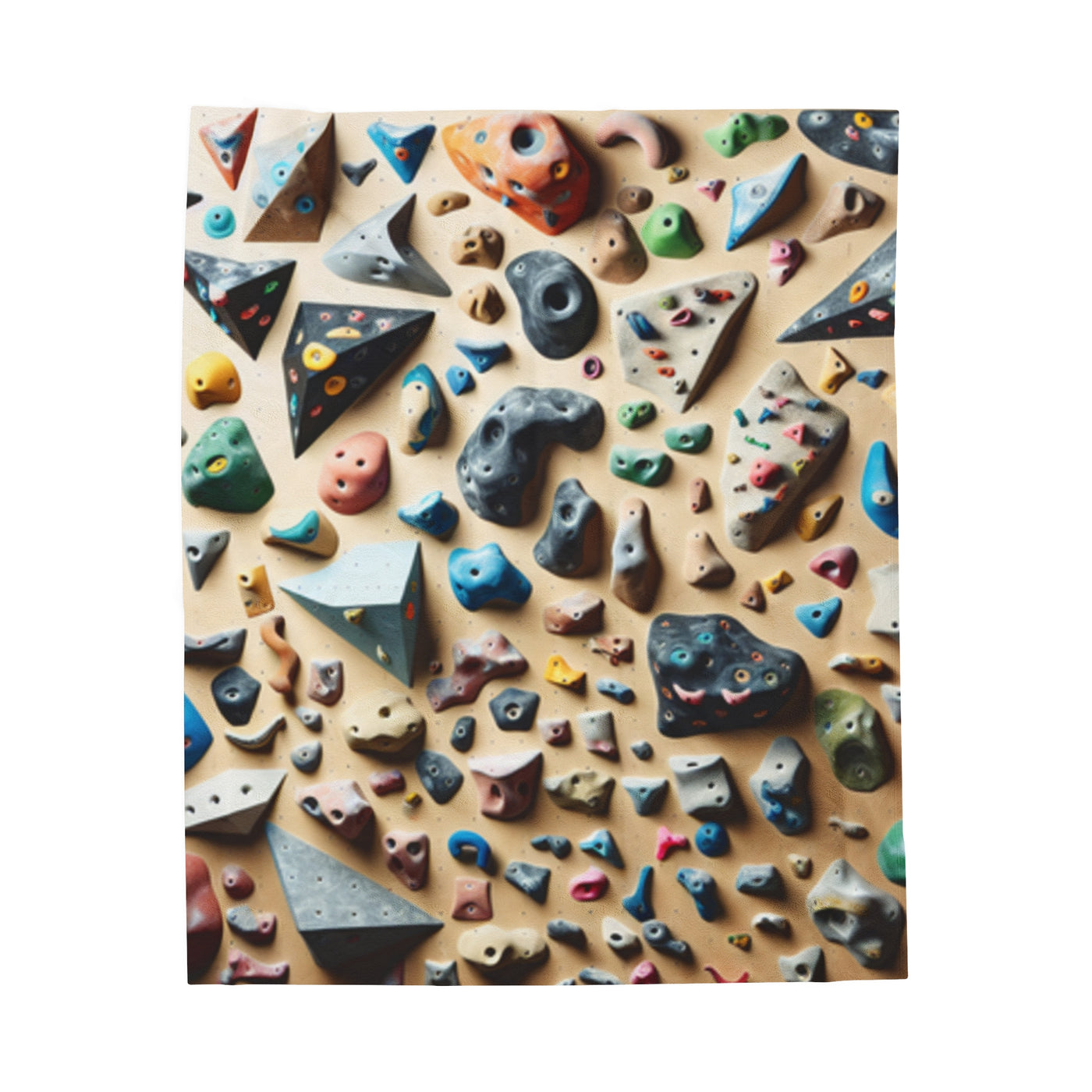 Blanket: Climbing-Themed Plush Blanket