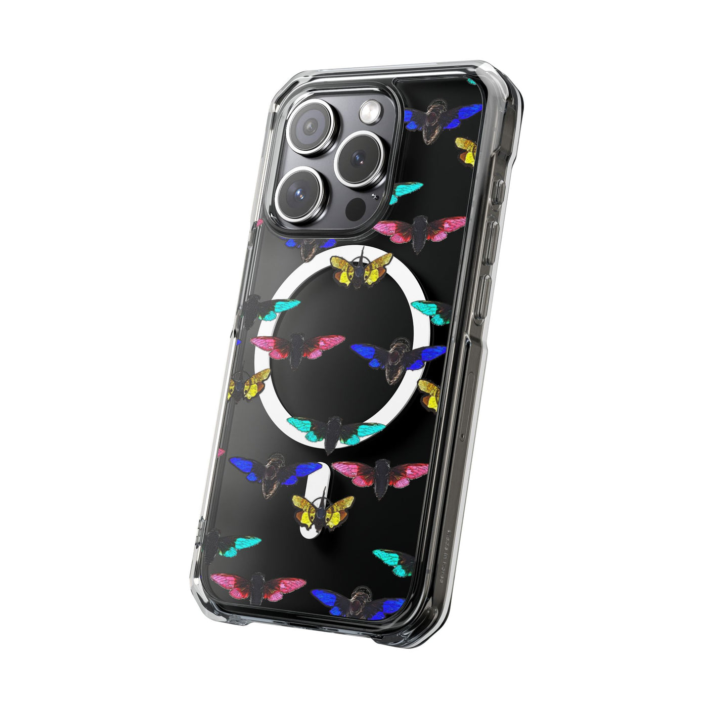 Phone Case: Magnetic Glow Moth Clear Impact Iphone Case