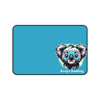 Desk Mat: Koala keeps climbing | Fun Workspace Decor for Home Office