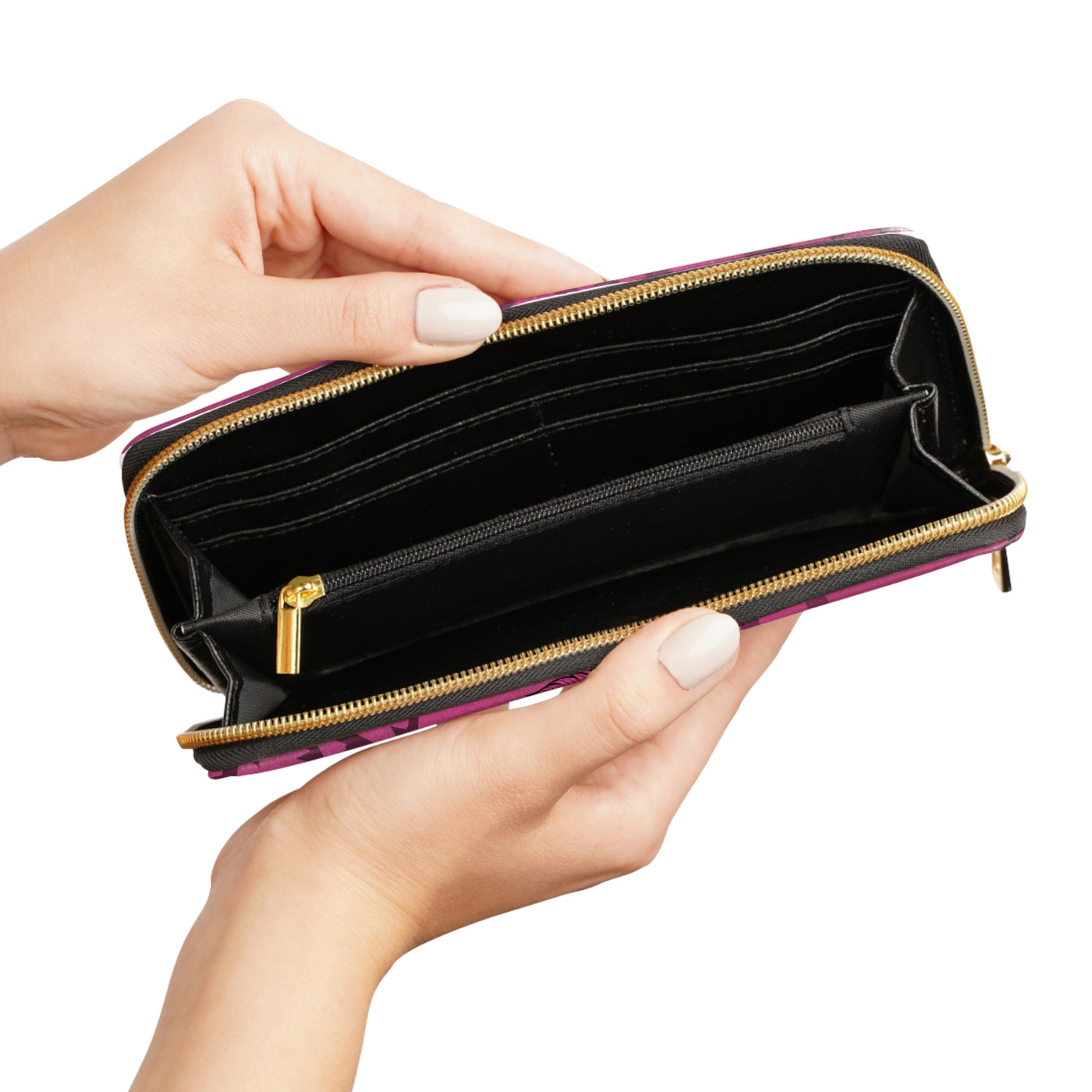 Wallet: Fuschia Rose Plague Doctor | Zipper