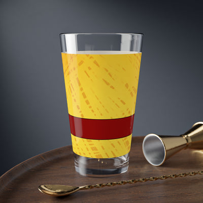 Mixing Glass: Fanart Straw hat 16oz Mixing Glass - Perfect for Cocktails & Smoothies