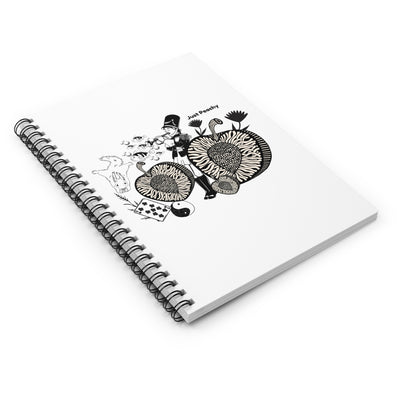 Notebook: Just Peachy Design | Spiral Style