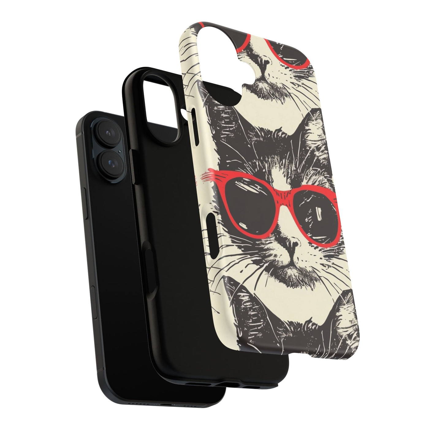 Phone Case: Sassy Cat Phone Case, Cute Cat Lovers Gift, Pet Lover Accessory, Fun Cat Phone Cover, Stylish Gadget Protection