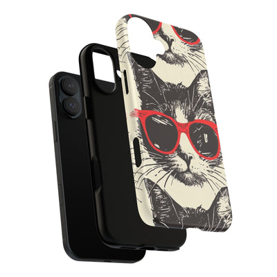 Phone Case: Sassy Cat Phone Case, Cute Cat Lovers Gift, Pet Lover Accessory, Fun Cat Phone Cover, Stylish Gadget Protection